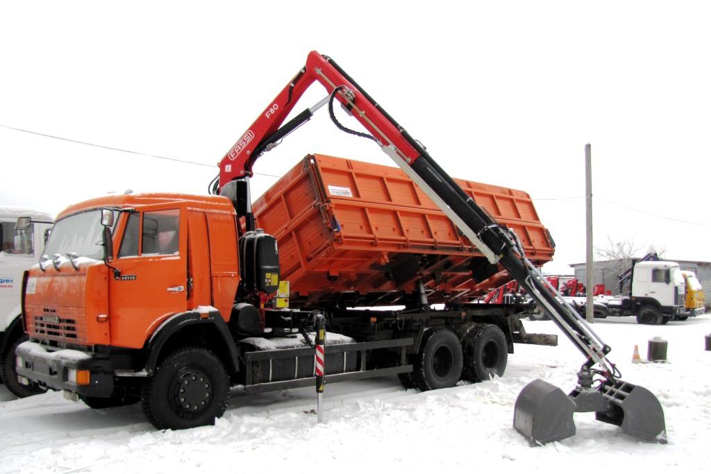 Fassi с ковшом